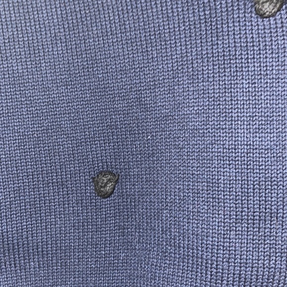 NWT Banana Republic Bobble Crewneck Sweater knotted SZ L cotton blend - Picture 8 of 9